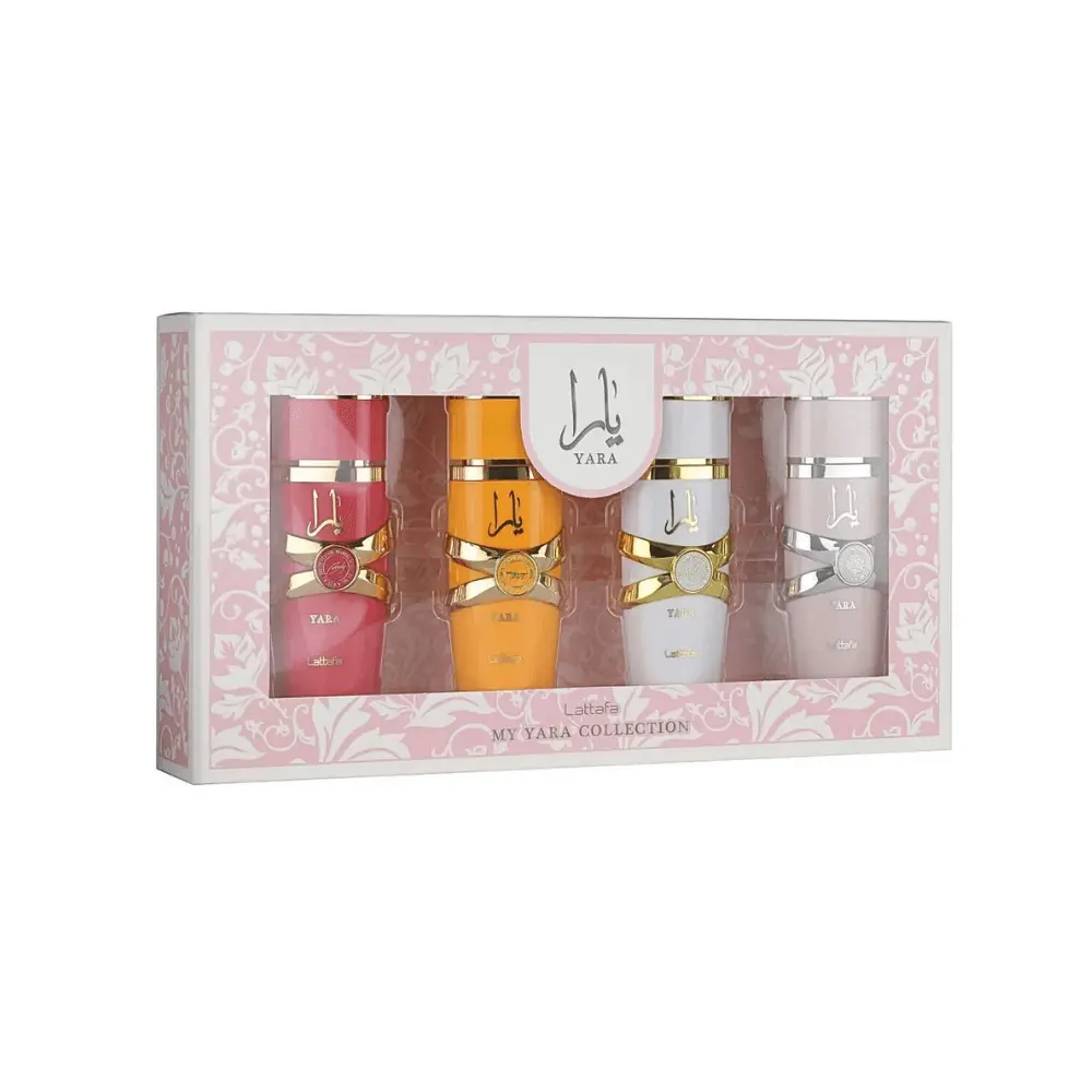 Pack My Yara Collection (4×25 ml) – Yara, Yara Moi, Yara Tous y Yara Candy | Lattafa Loweelo