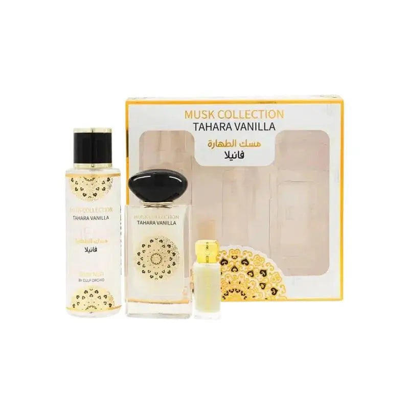 Pack Tahara Vanilla – Perfume, Bruma y Aceite Perfumado Loweelo