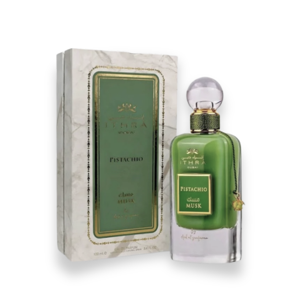 Ithra · Pistachio Musk - Exclusividad y Dulzura