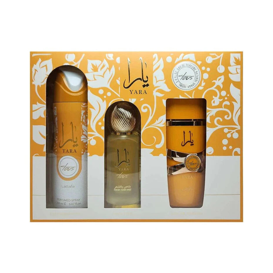 Pack Yara Tous Collection - Perfume, Bruma para el Cabello y Perfume en Spray