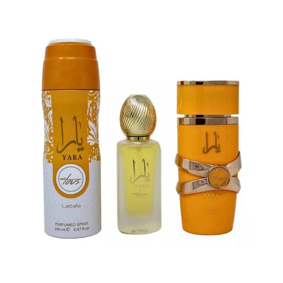 Pack Yara Tous Collection - Perfume, Bruma para el Cabello y Perfume en Spray