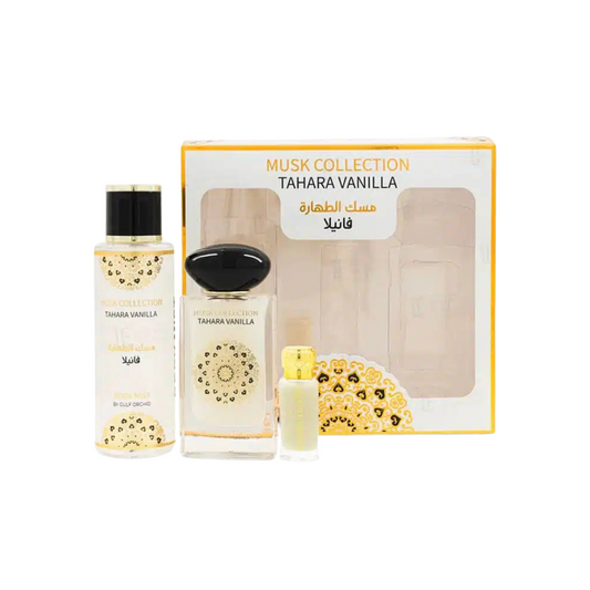 Pack Tahara Vanilla – Perfume, Bruma y Aceite Perfumado