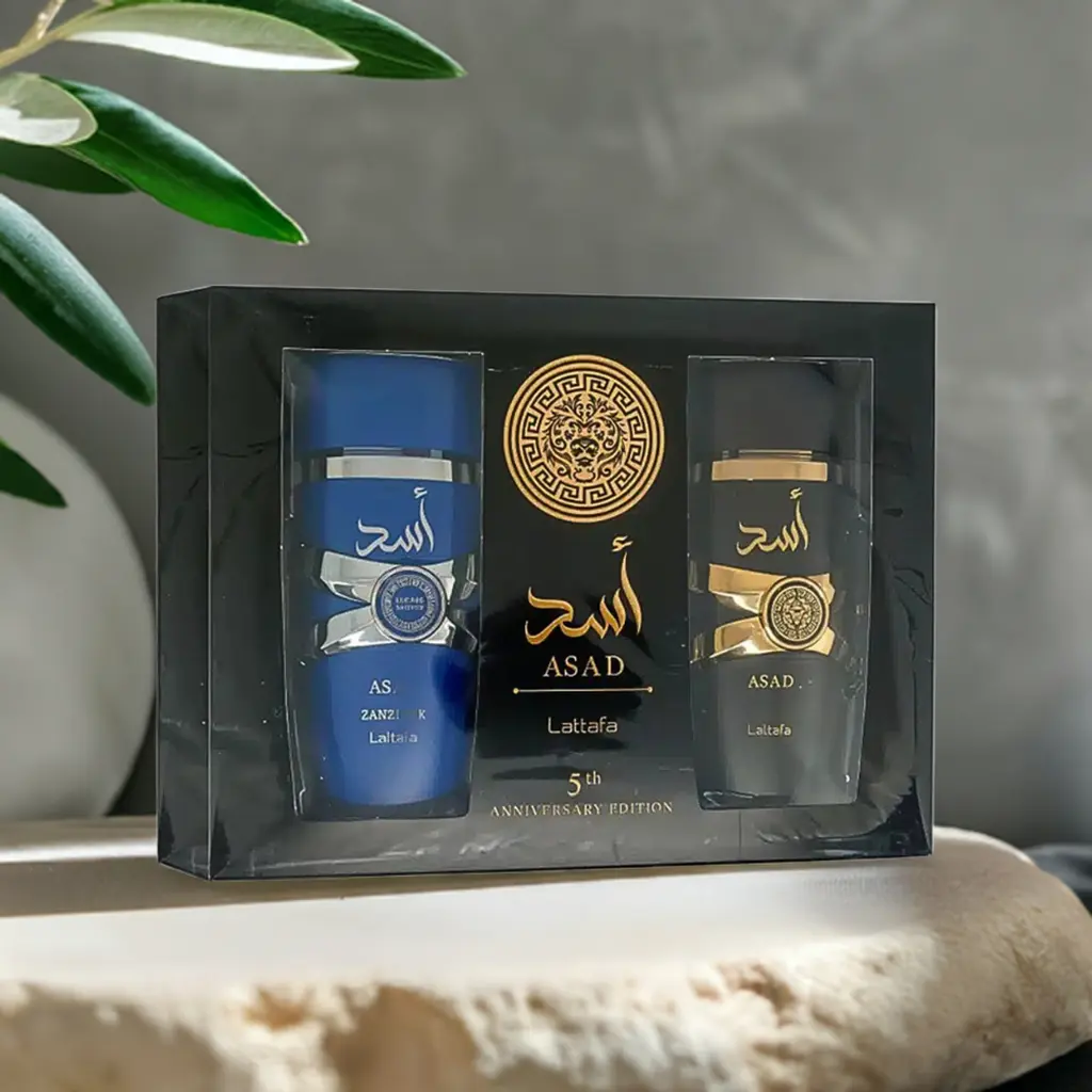 Pack Asad Edición 5º Aniversario - Asad & Asad Zanzibar (2x100 ml) | Lattafa Loweelo