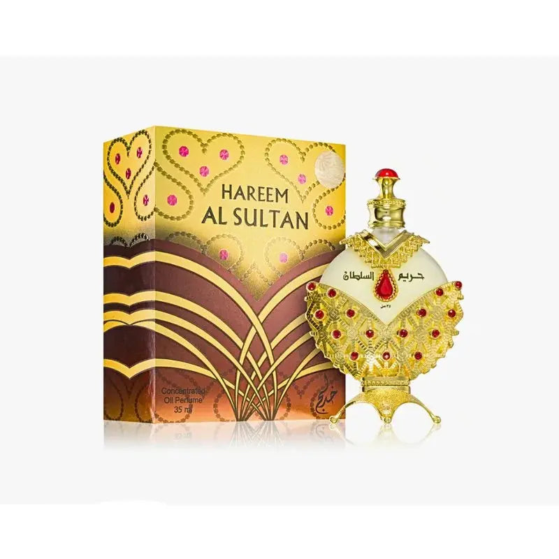 Hareem Al Sultan Gold - Elegancia Floral con Toques Dorados Loweelo