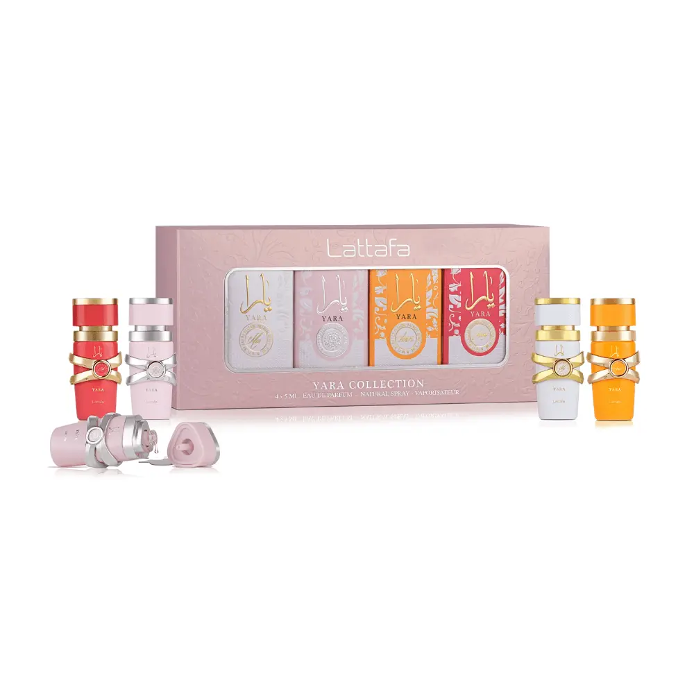 Pack Mini Yara Collection (4×5 ml) – Yara, Yara Moi, Yara Tous y Yara Candy | Miniaturas elegantes Loweelo